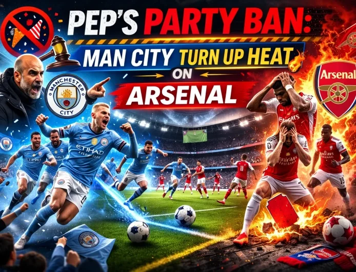 Pep’s Party Ban: Man City Turn Up Heat on Arsenal