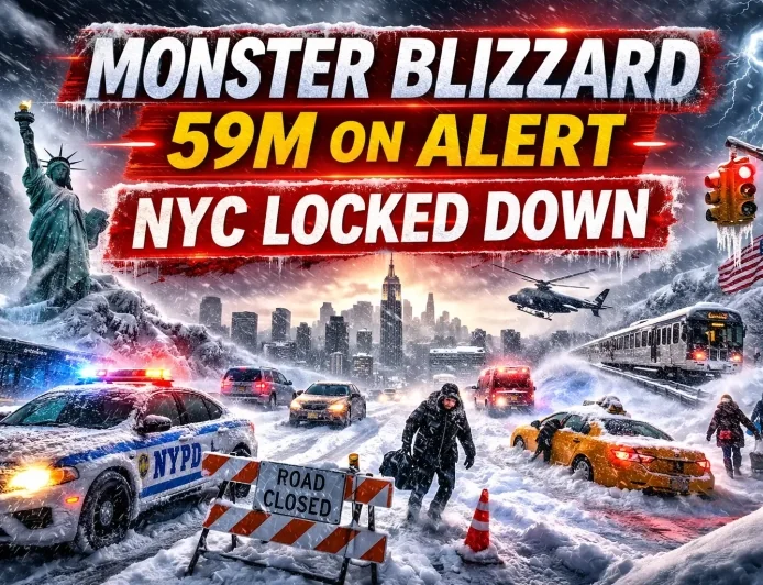 Monster Blizzard: 59M on Alert, NYC Locked Down