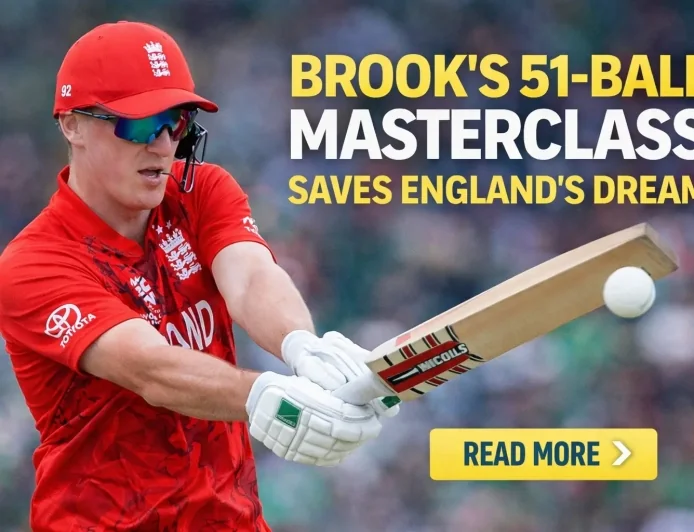 Brook’s 51-Ball Masterclass Saves England’s Dream