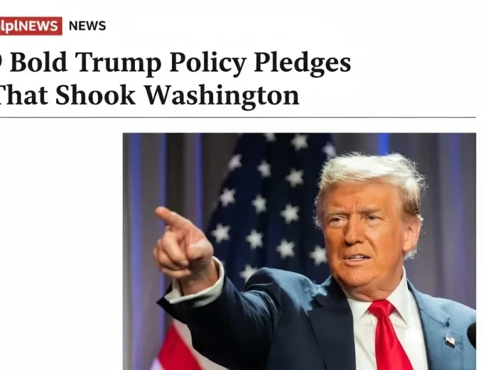 9 Bold Trump Policy Pledges That Shook Washington