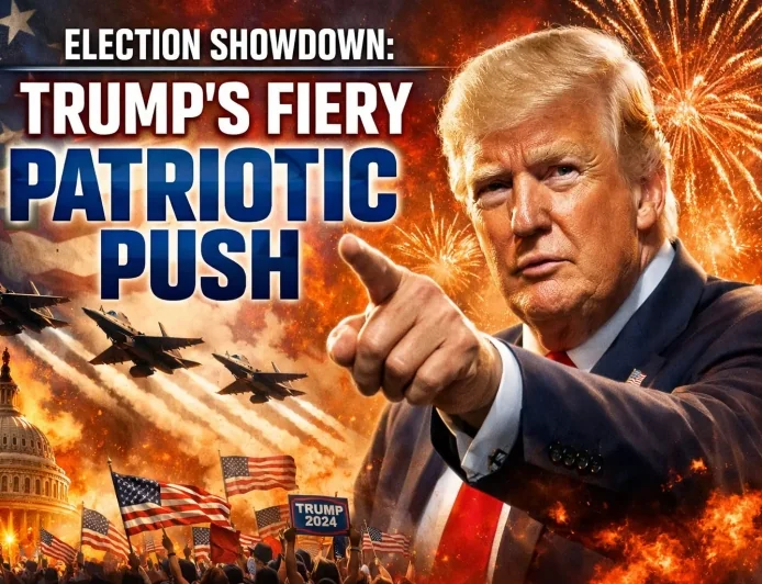 Election Showdown: Trump’s Fiery Patriotic Push