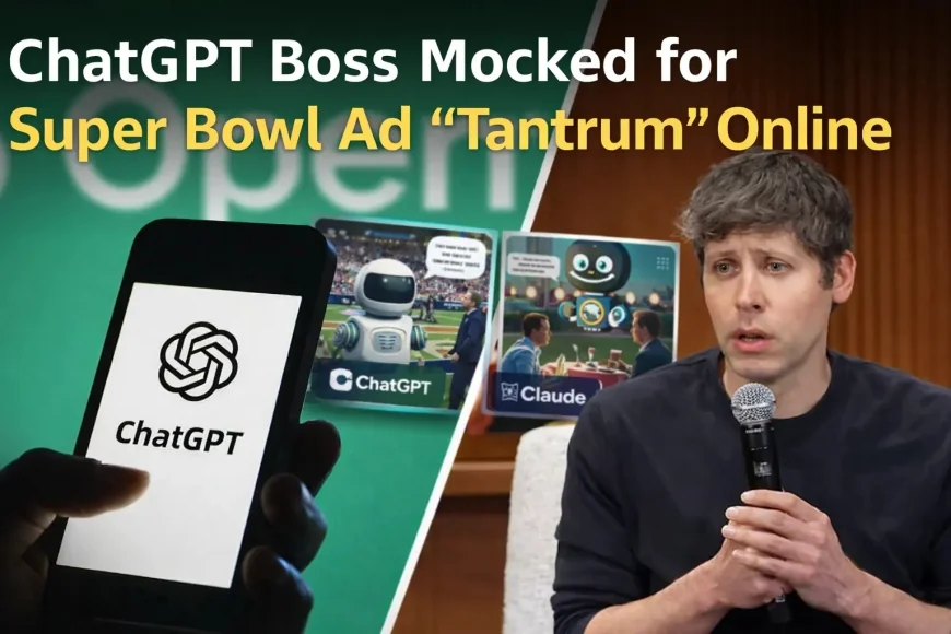 ChatGPT Boss Mocked for Super Bowl Ad “Tantrum” Online