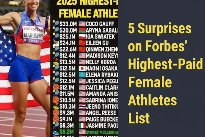 5 Surprises on Forbes’ Highest-Paid Female Athletes List