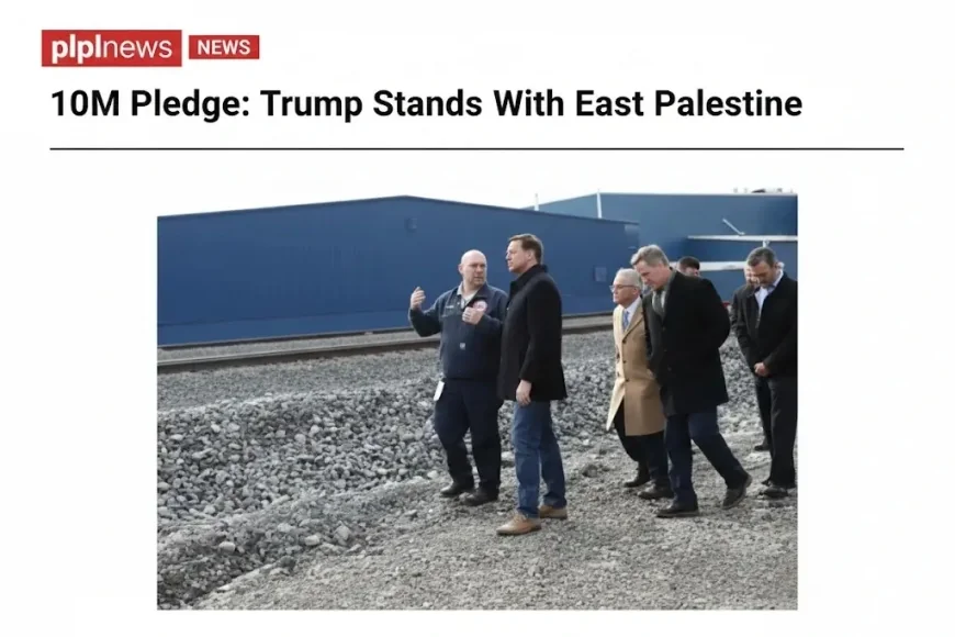 $10M Pledge: Trump Stands With East Palestine