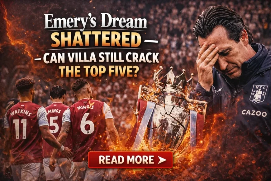 Emery’s Dream Shattered — Can Villa Still Crack the Top Five?