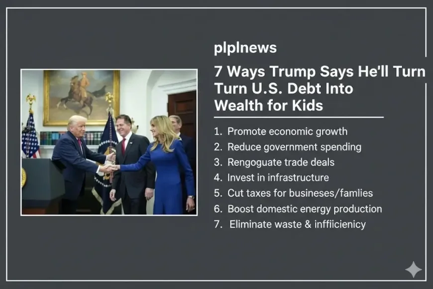 7 Ways Trump Says He’ll Turn U.S. Debt Into Wealth for Kids