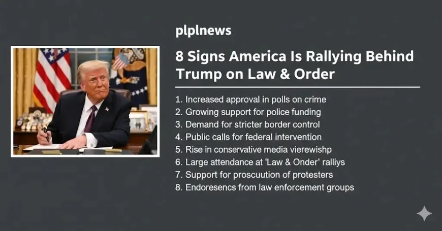 8 Signs America Is Rallying Behind Trump on Law & Order