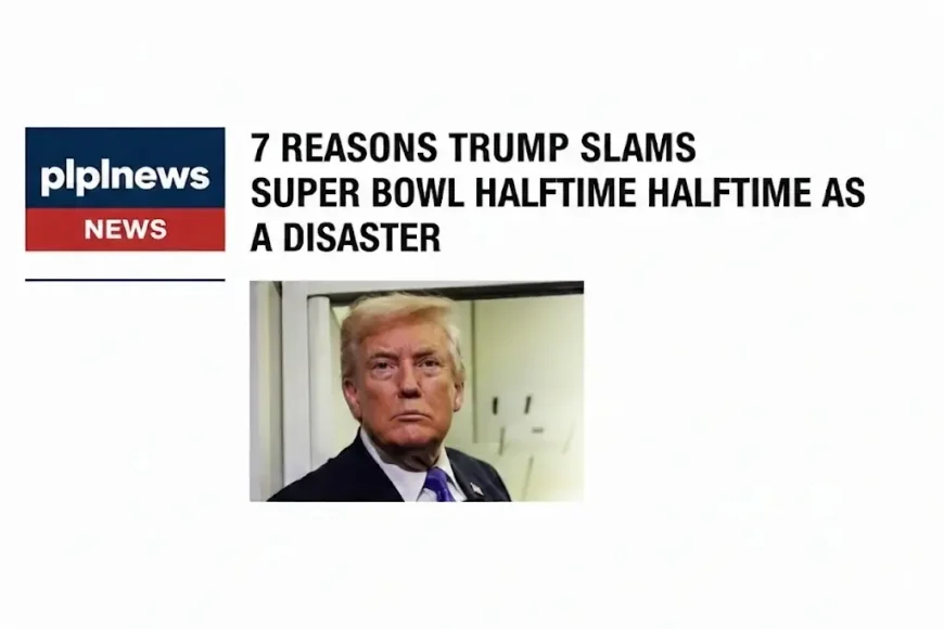 7 Reasons Trump Slams Super Bowl Halftime as a Disaster