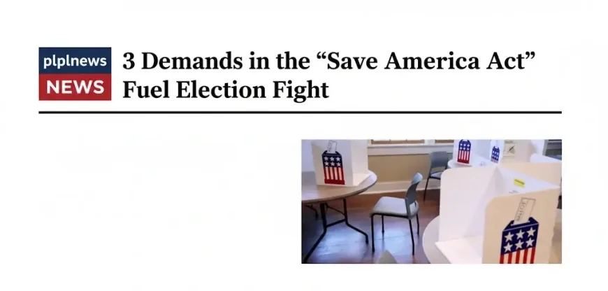 3 Demands in the “Save America Act” Fuel Election Fight