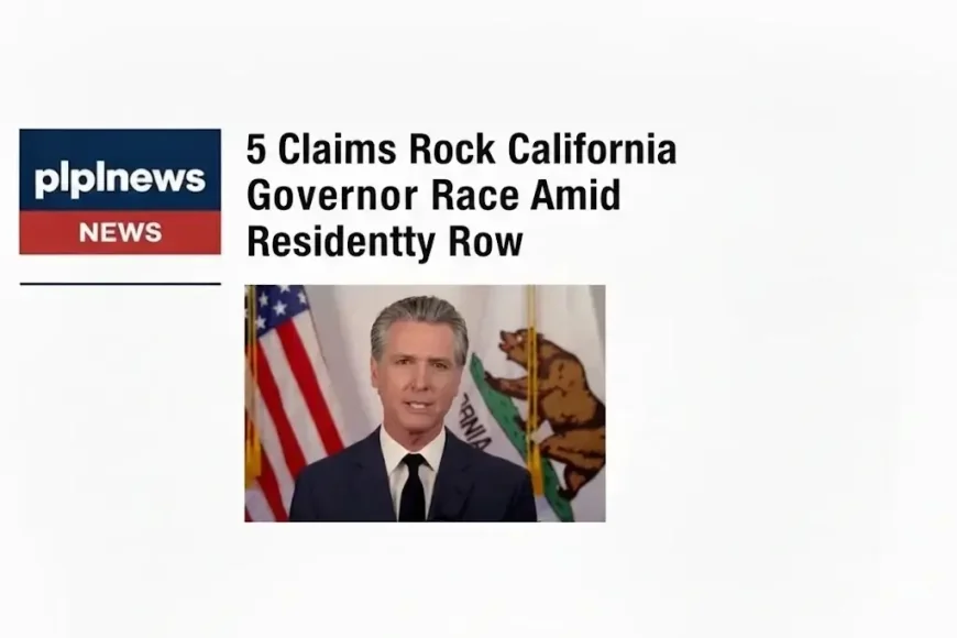 5 Claims Rock California Governor Race Amid Residency Row