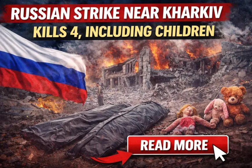 Russian Strike Near Kharkiv Kills 4, Including Children