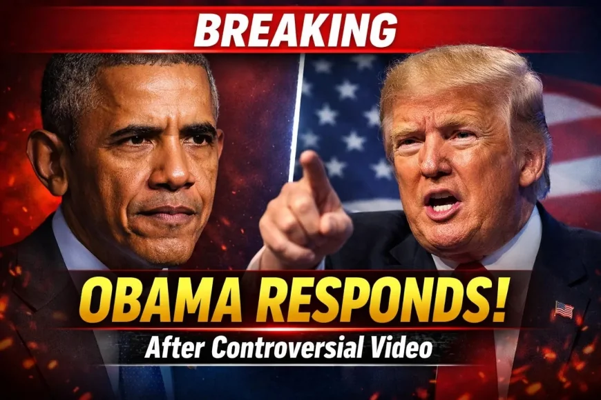 Obama Breaks Silence After Racist Video Shared by Trump