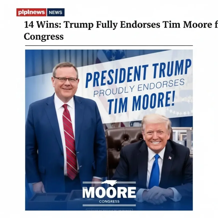 14 Wins: Trump Fully Endorses Tim Moore for Congress