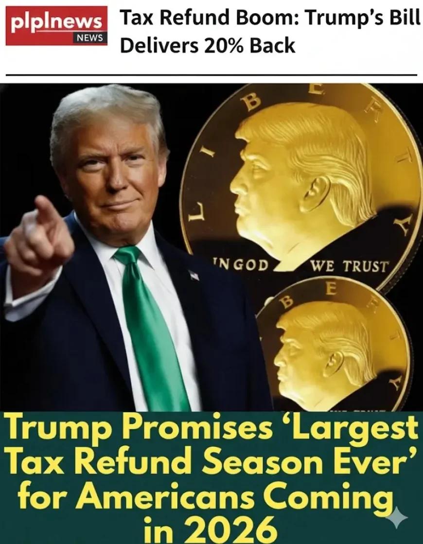 Tax Refund Boom: Trump’s Bill Delivers 20% Back