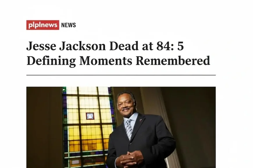Jesse Jackson Dead at 84: 5 Defining Moments Remembered