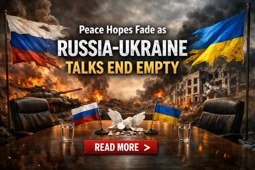 Peace Hopes Fade as Russia-Ukraine Talks End Empty