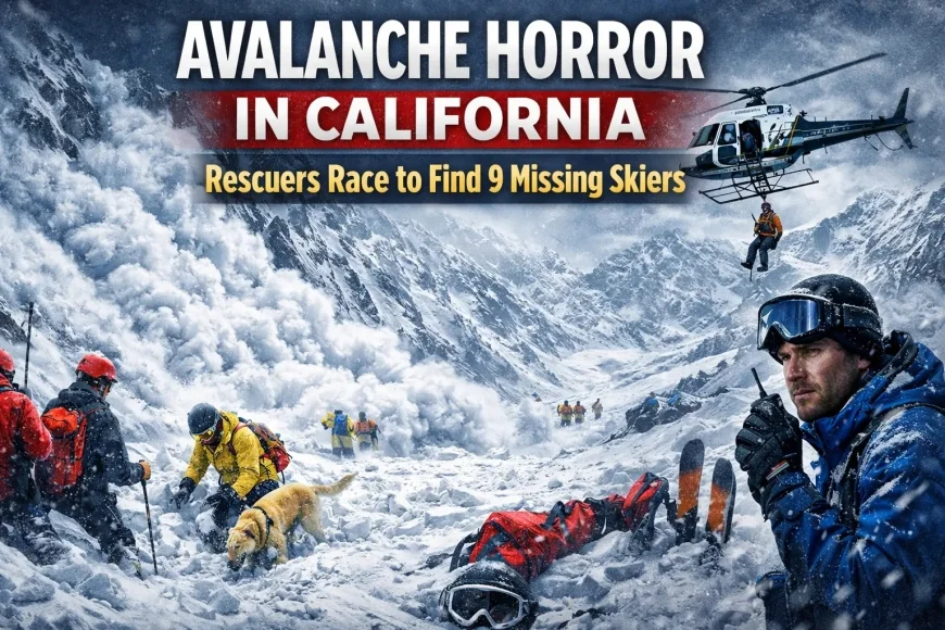 Avalanche Horror in California: Rescuers Race to Find 9 Missing Skiers