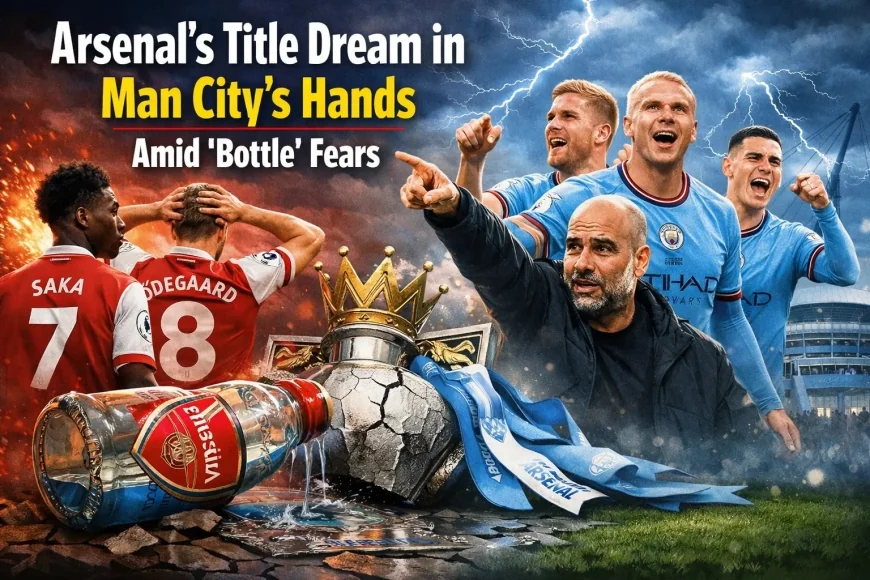 Arsenal’s Title Dream in Man City’s Hands Amid ‘Bottle’ Fears