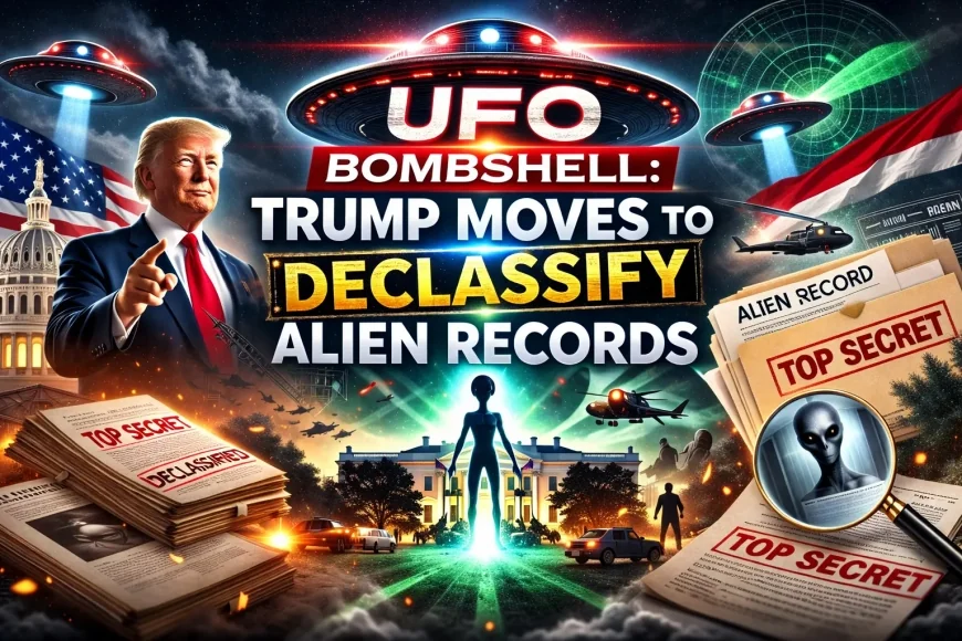 UFO Bombshell: Trump Moves to Declassify Alien Records