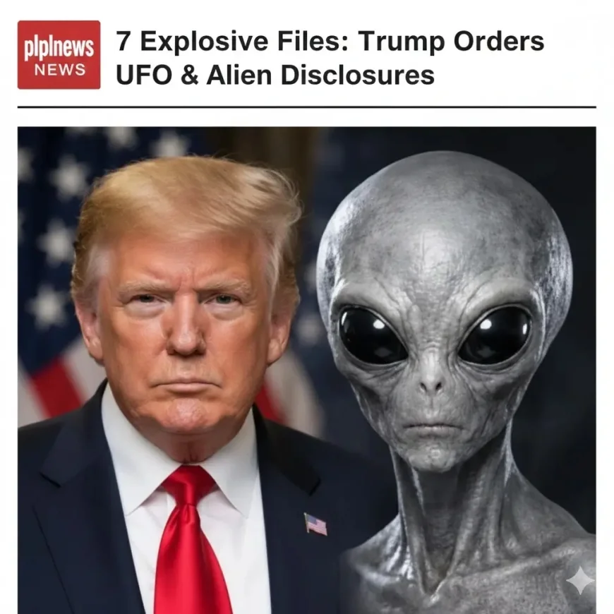 7 Explosive Files: Trump Orders UFO & Alien Disclosures