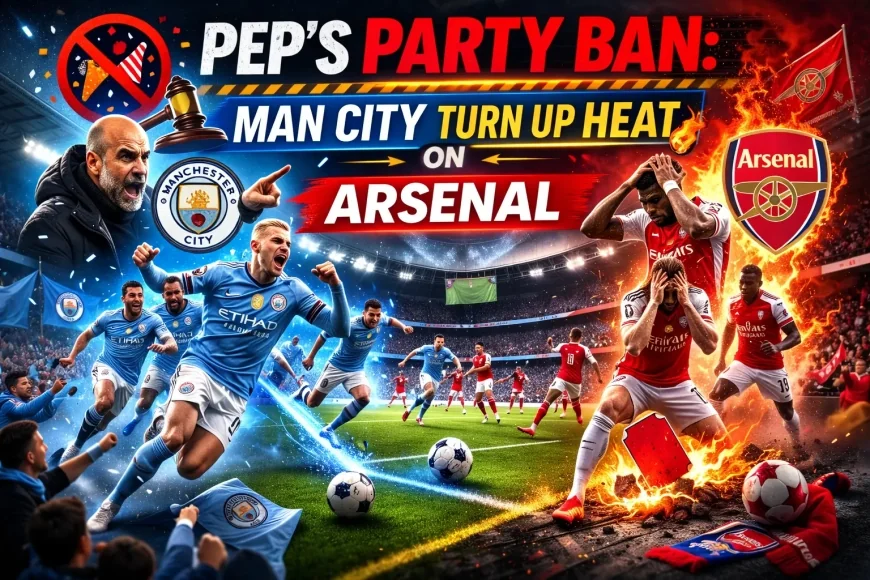 Pep’s Party Ban: Man City Turn Up Heat on Arsenal