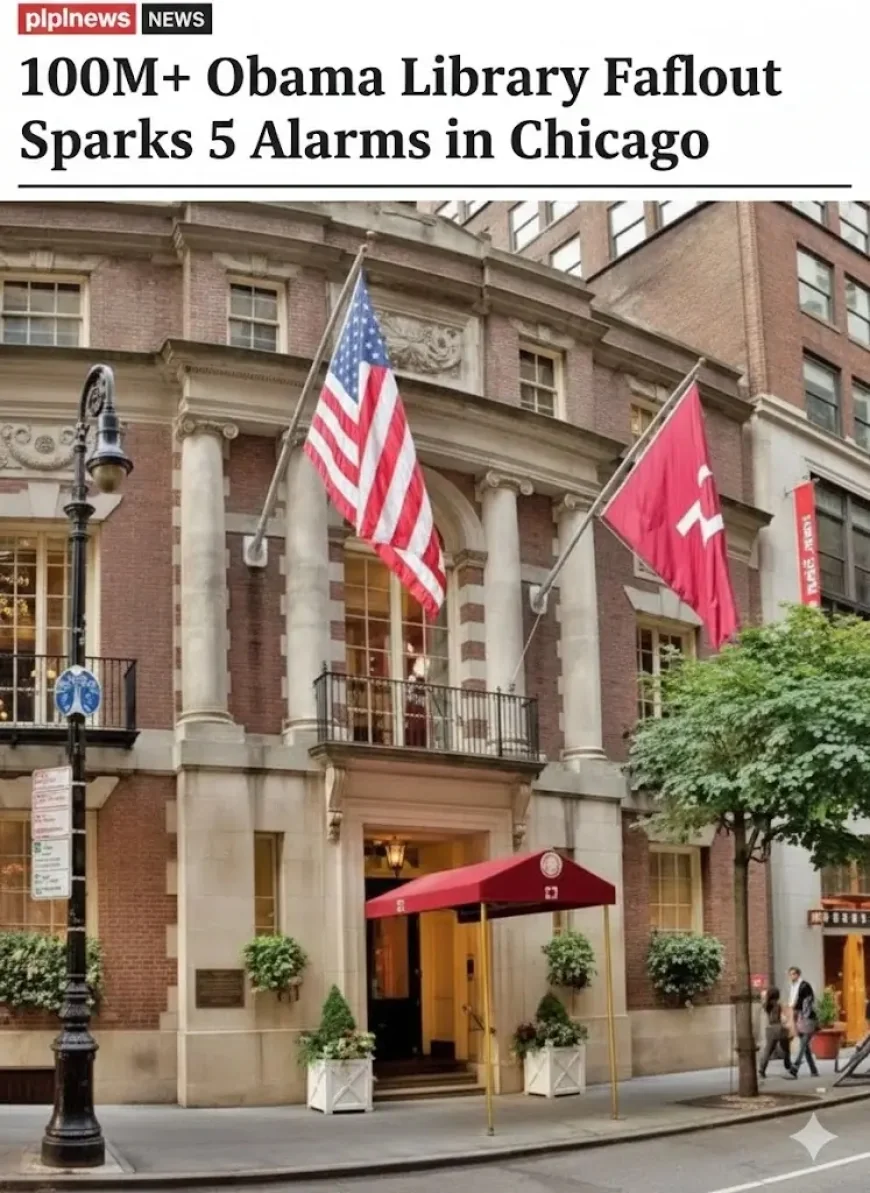 $100M+ Obama Library Fallout Sparks 5 Alarms in Chicago