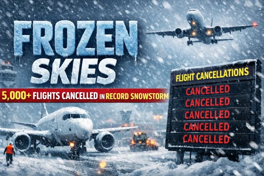 Frozen Skies: 5,000+ Flights Cancelled in Record Snowstorm