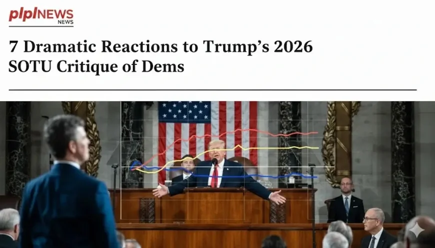 7 Dramatic Reactions to Trump’s 2026 SOTU Critique of Dems