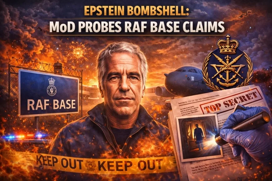 Epstein Bombshell: MoD Probes RAF Base Claims