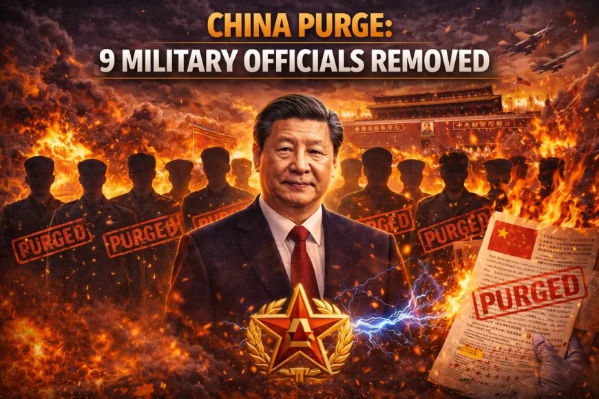 China Purge: 9 Military Officials Removed