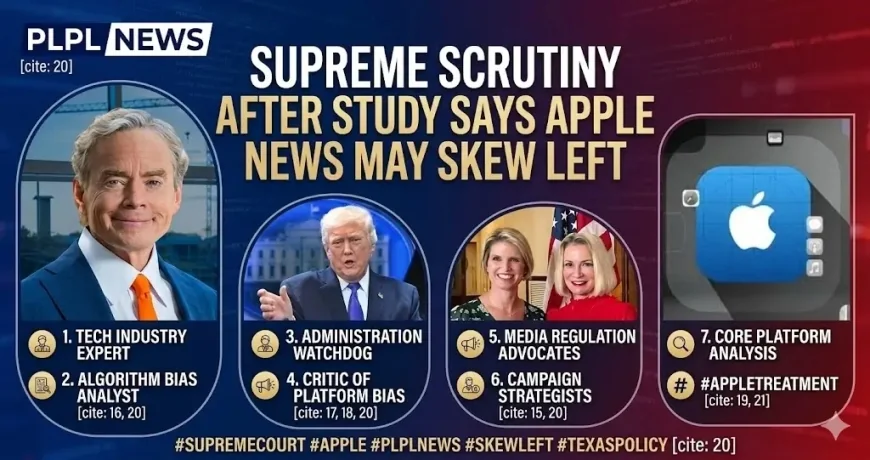 Supreme Scrutiny After Study Says Apple News May Skew Left