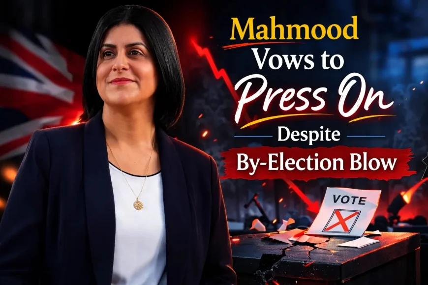 Mahmood Vows to Press On Despite By-Election Blow