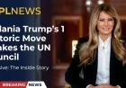 Melania Trump’s 1 Historic Move Shakes the UN Council