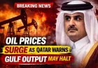 Oil Prices Surge as Qatar Warns Gulf Output May Halt