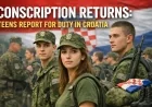 Conscription Returns: Teens Report for Duty in Croatia