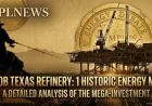 $300B Texas Refinery: 1 Historic Energy Move