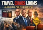 Travel Chaos Looms as Airline CEOs Push to End Shutdown
