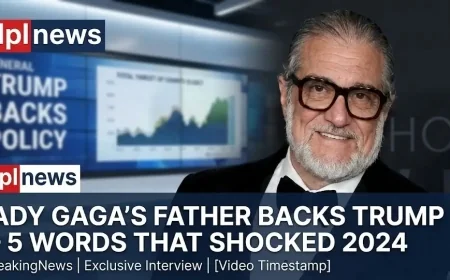 Lady Gaga’s Father Backs Trump — 5 Words That Shocked 2024