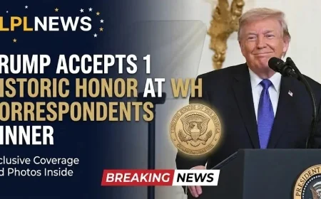 Trump Accepts 1 Historic Honor at WH Correspondents Dinner