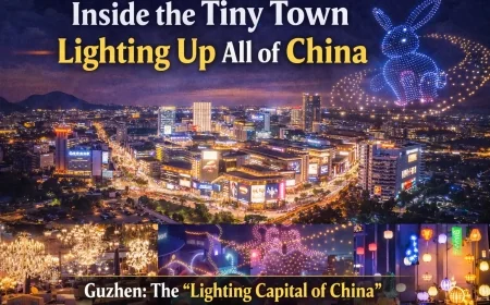 Inside the Tiny Town Lighting Up All of China
