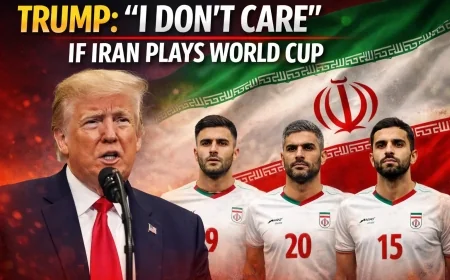 Trump: ‘I Don’t Care’ If Iran Plays World Cup