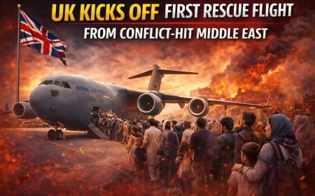UK Kicks Off First Rescue Flight from Conflict-Hit Middle East