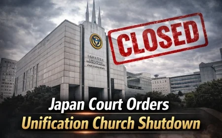 Japan Court Orders Unification Church Shutdown