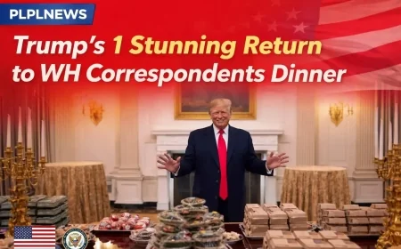 Trump’s 1 Stunning Return to WH Correspondents Dinner