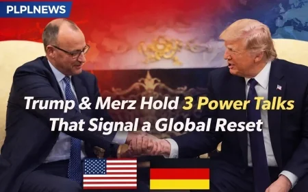 Trump & Merz Hold 3 Power Talks That Signal a Global Reset