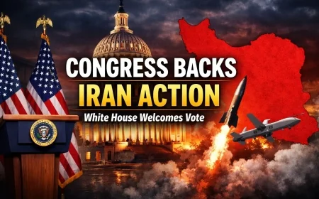 White House Cheers Congress’ Green Light for Iran Conflict