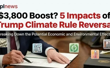 $3,800 Boost? 5 Impacts of Trump Climate Rule Reversal