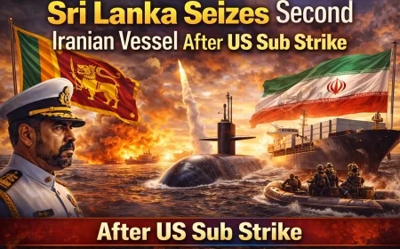 Sri Lanka Seizes Second Iranian Vessel After US Sub Strike