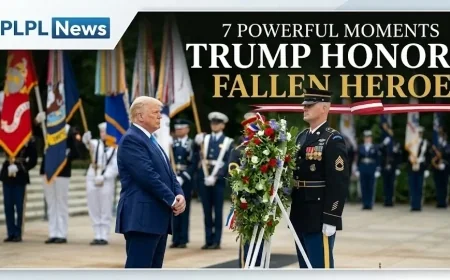 7 Powerful Moments as Trump Honors Fallen Heroes
