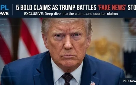 5 Bold Claims as Trump Battles ‘Fake News’ Storm
